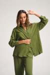 Corfu Classic Shirt - Chocolate - Large Long Sleeve