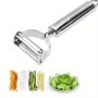 1pc Stainless Steel Grater For Vegetable And Fruit Peeling And Grating Kitchen Tool For Outdoor Camping Cooking