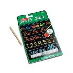 Melissa Abc & 123 Scratch Art Writing Pad