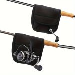 Neoprene Fishing Reel Cover Durable Nylon Material Universal Fit Protective Case For Spinning Reel Water-resistant Hook & Loop F