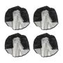 4 Pieces 32 Black Rv/truck Wheel Covers