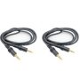 Aux Audio Jack Extension Cable - M To M - 1.5 Meter Pack Of 2