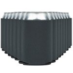 Blank Beer Can Cooler Sleeves 110-PACK Soft Insulated Beer Can Coolies - Htv Friendly Blank Koolies In Bulk For Beer Cans & Bott