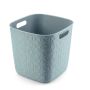 By Keter Softex Basket Cube 15L Teal Blue