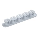 CO110 Cable Organizer Clips – 5 Bays 4 Storage Compartments – Blue
