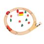 Funny Circular Orbit Round Track Wooden Toys