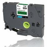 Wjhhc 1PK Compatible For Brother P-touch Laminated TZE-721 Tz 721 Label Tape Cartridge TZE-721 Black On Green 9MM X 8M
