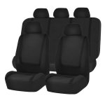 9-PIECE Universal Fit Seat Cover Set With Sponge Filler Polyester Car Seat Protectors Dust-proof Vehicle Cushion Covers Auto Int