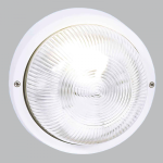 Round Plain Pvc Bulkhead – Black white IP54 Es