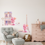 Travel To Paris Wall Stickers