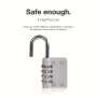 Heavy-duty Metal Digital Password Lock - Anti-theft Battery-free Ideal For Gym School Backpacks Luggage & More