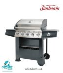 Sunbeam Gas Barbecue Mastercook 5+1 Burner With Warming Oven