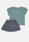 PoP Candy Tee & Short Set - Green & Dark Grey