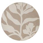 Wildvine Round Rug - Ebony