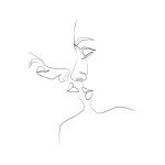 One Line Art Print 1
