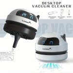 1PC MINI Desktop Vacuum Cleaner Powerful Vacuum Cleaner For Desktop Portable MINI Usd Rechargeable Vacuum Cleaner Low Noise Suit
