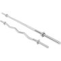 170CM Barbell Bar + 120CM Ez Bar Set Chrome