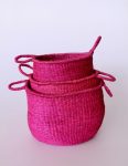 Seagrass Basket Pink