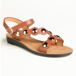 Dodos Gold Trims Budget Sandal - Tan - 8