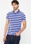 Academy Stripe Polo - Blue Multi
