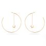 Goldair Gold Era Drop Hoops