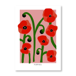 Poppies Art Print - A1