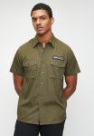 Jeep Twill Service Shirt Short Sleeve - Olive