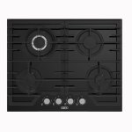Defy Black Glass Gas Hob DHG614