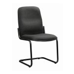 Office Chair Visitors Side Chair No Arms 97 X 54 X 68 Cm SE005-BLACK