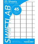 Premium A4 Self-adhesive Product Labels 45 Up 25 Sheets Pack