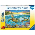 - Swim With Sea Turtles - 100PC XXL Puzzle