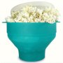 1PC Multi-color Silicone Microwave Popcorn Maker - Foldable Oil-free Hot For Christmas Parties & Gifts