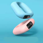 Portable Body Vibration Massage Ring - White
