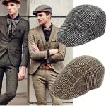 1PC Adjustable British Style Peaked Cap For Outdoor Camping Sport Ideal Choice For Gifts