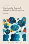 Experimental Research Methods In Sociolinguistics Hardcover