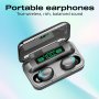 Briame Tws Wireless Earbuds With Hi-fi Stereo Sound Touch Control & Volume Control Wireless Charging Case Non-waterproof Sound Isolation Rechargeable Lithium Battery-polymer Condenser Microphone