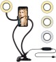 Professional Live Stream Selfie Ring Light And Cellphone Stand