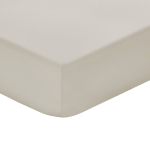 Easy Care 144 Thread Count Polycotton Fitted Sheet Stone - King 182X192X30CM