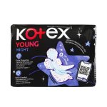 Kotex Young Ultra Comfort Night Sanitary Pads With Wings 7 Pack