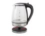 Mellerware Kettle 360 Degree Cordless Glass Silver 1.8L 2200W "azure