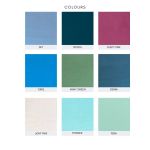 Polycotton Fitted Sheet- King Assorted Colours - Powder