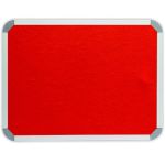 Parrot Notice Board Info Board Aluminium Frame 1200 X 1000MM Burnt Orange