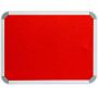 Parrot Notice Board Info Board Aluminium Frame 1200 X 1000MM Burnt Orange