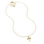 - Waterproof Stainless Steel Rose Cross Necklace