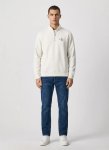 Calvin Klein Micro Ml Qtr Zip Wht - XXL White