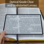 1PC Ultra-thin High Magnification Magnifying Glass For Students