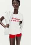 Cotton T-Shirt - White The Hamptons