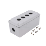 LPZM4A8 4 Hole Metal Enclosure Grey