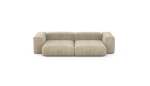 Two Module Sofa - Cord Velours - Sand - 272CM X 136CM