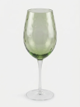 Hammered Glass Wine Goblet 22CM - None Assorted